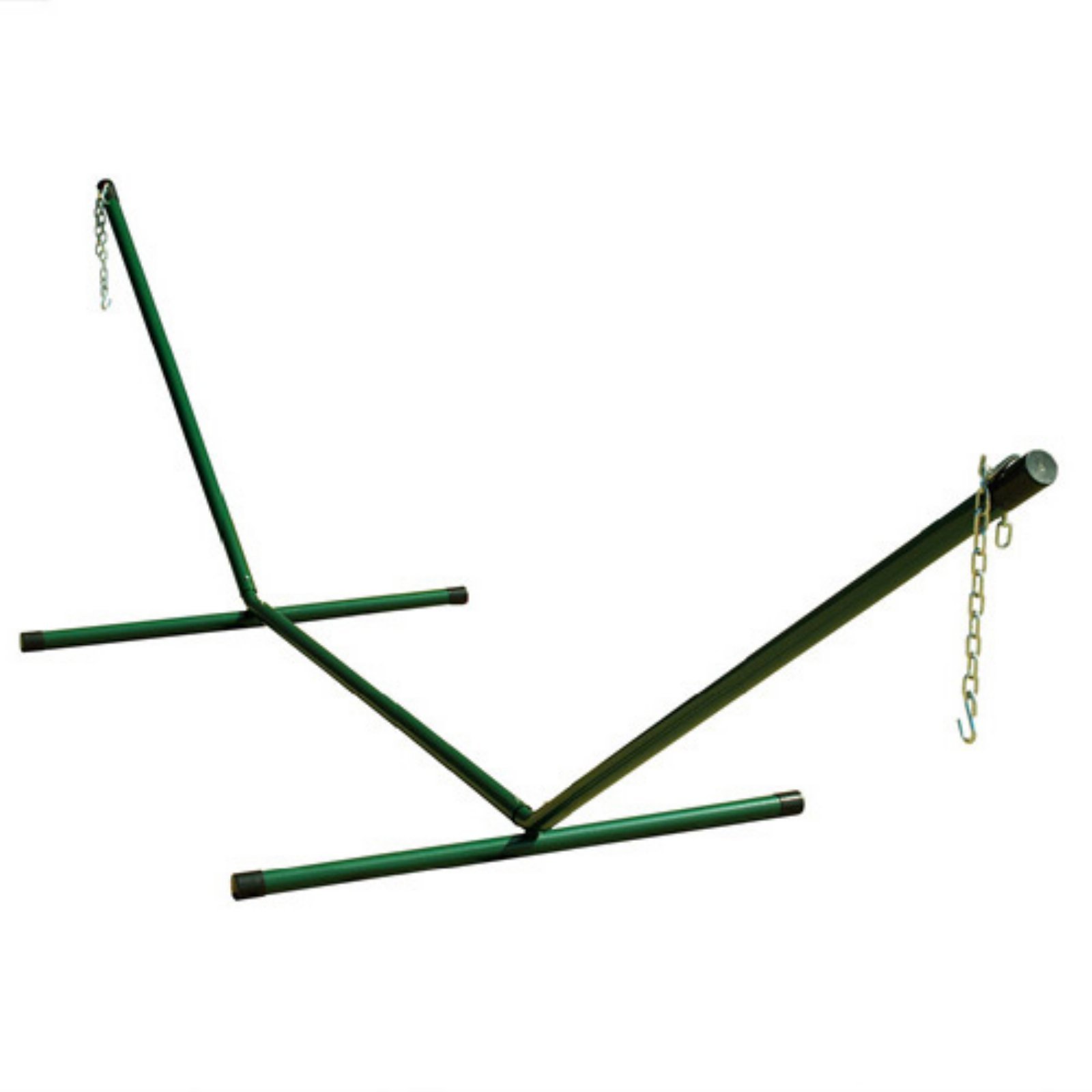 Algoma 4782GC 12-Foot 2-Point Center Beam Hammock Stand in Hunter Green - Perfect for Backyard Relaxation, Camping & Outdoor Lounging