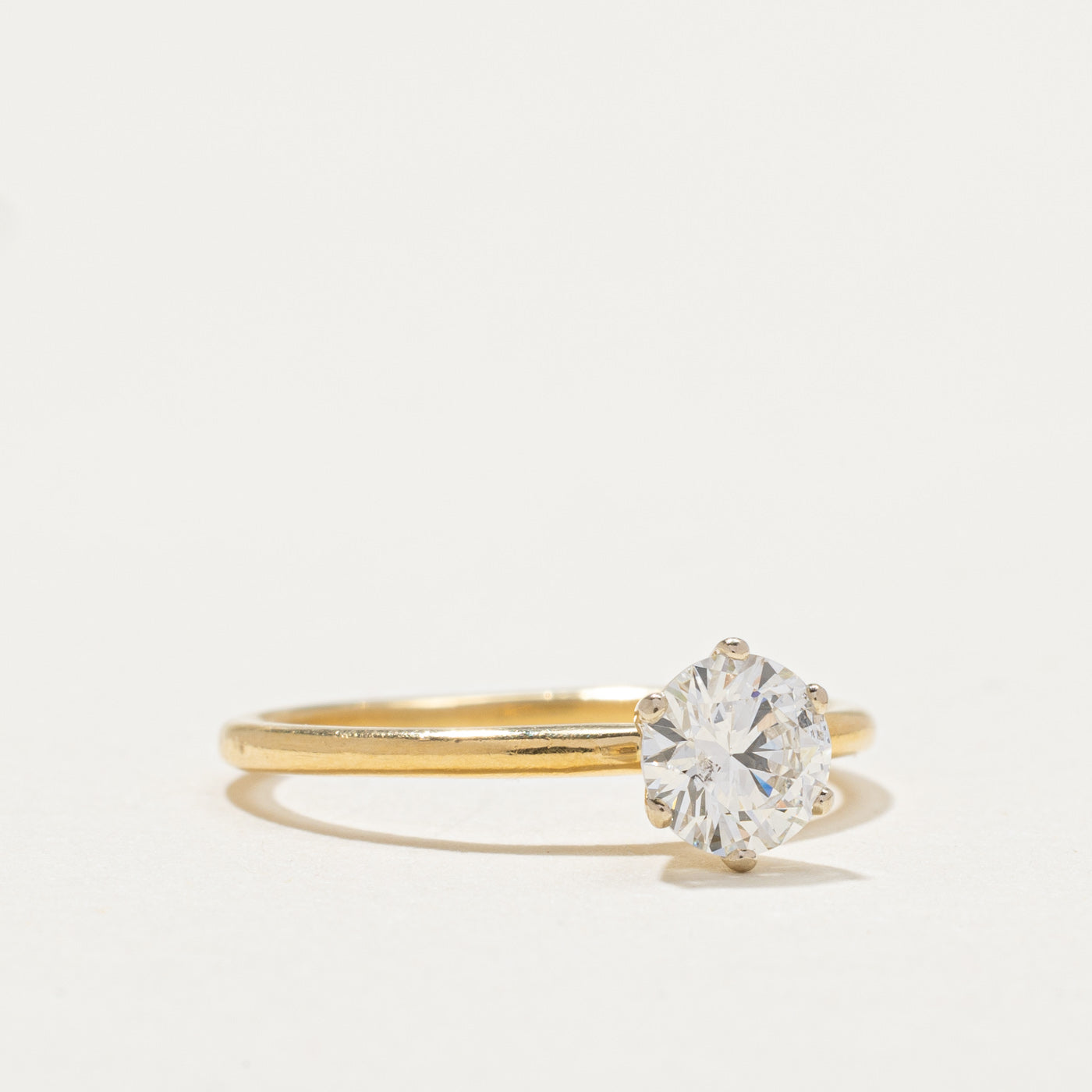 0.55ct Solitaire Diamond Engagement Ring for Women - Size 4.5 | Classic Wedding Band, Proposal Gift, Anniversary Jewelry | Perfect for Bridal, Valentine's Day & Special Occasions