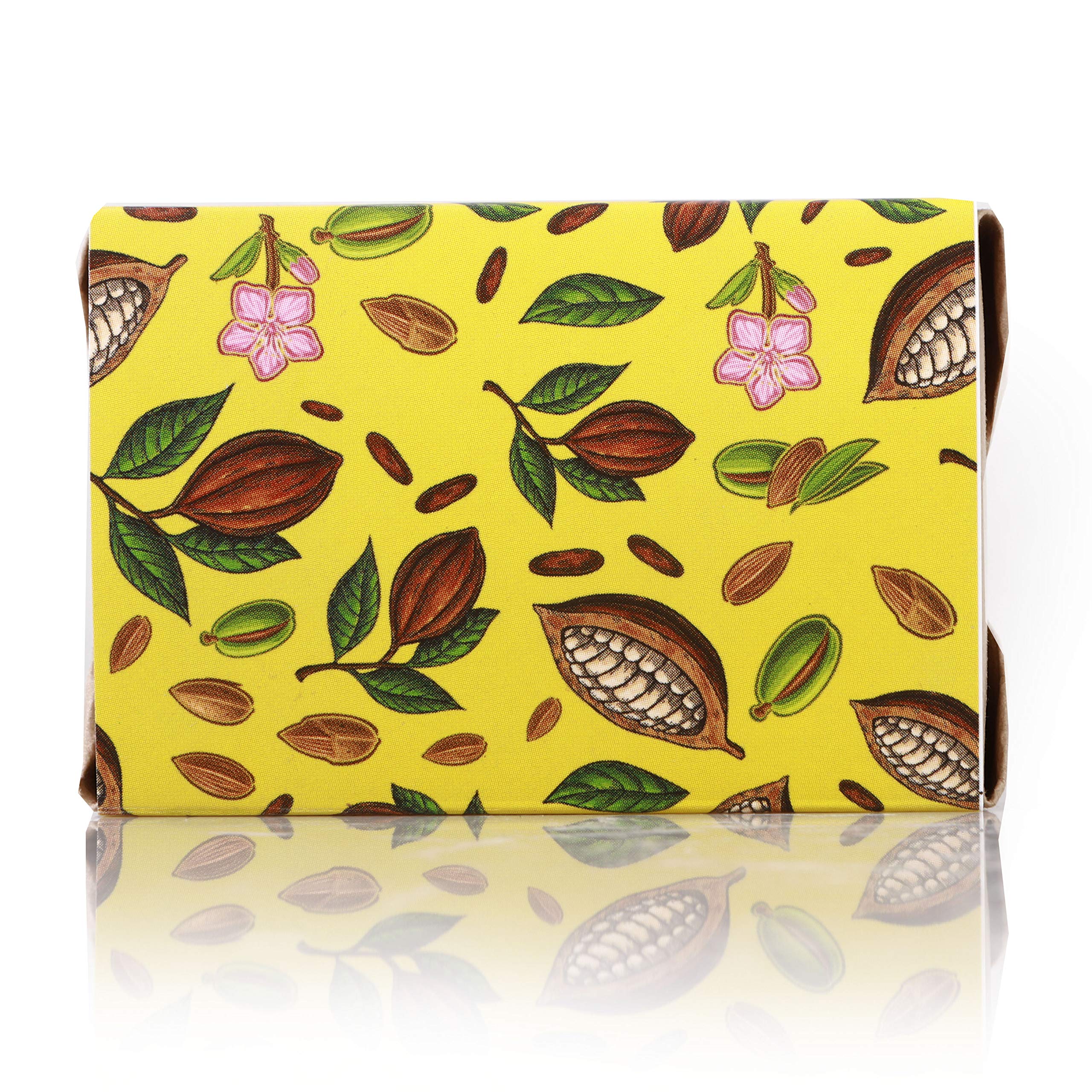 V-Herb's Handcrafted Almond & Cocobutter Antiseptic Glycerin Soap Bar (100g Each, Pack of 2) - Natural Moisturizing & Antibacterial Soap for Dry Skin, Face & Body Wash - Perfect for Daily Use, Travel & Gifts
