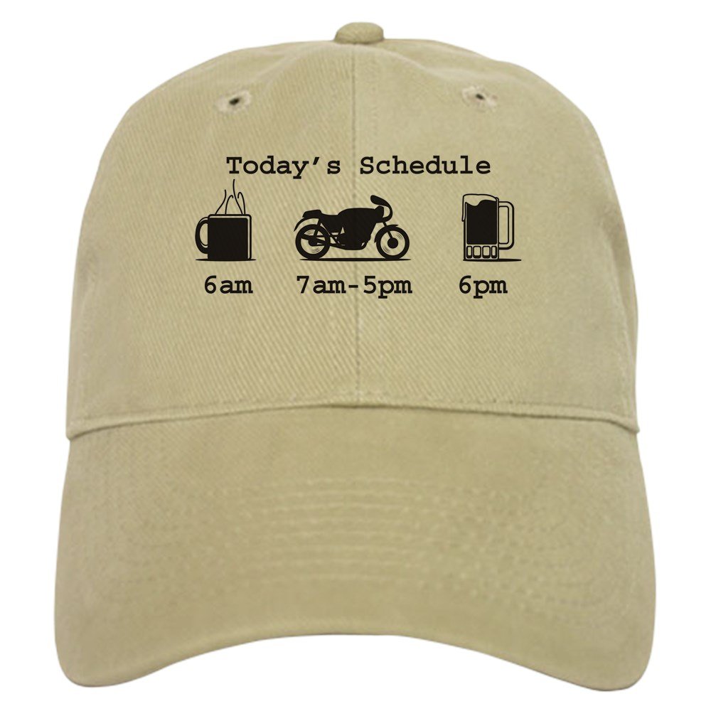 Stylish CafePress Coffee, 2 Wheels & Beer Baseball Cap - Perfect for Coffee Lovers, Bikers & Beer Enthusiasts | Great Gift for Men & Women