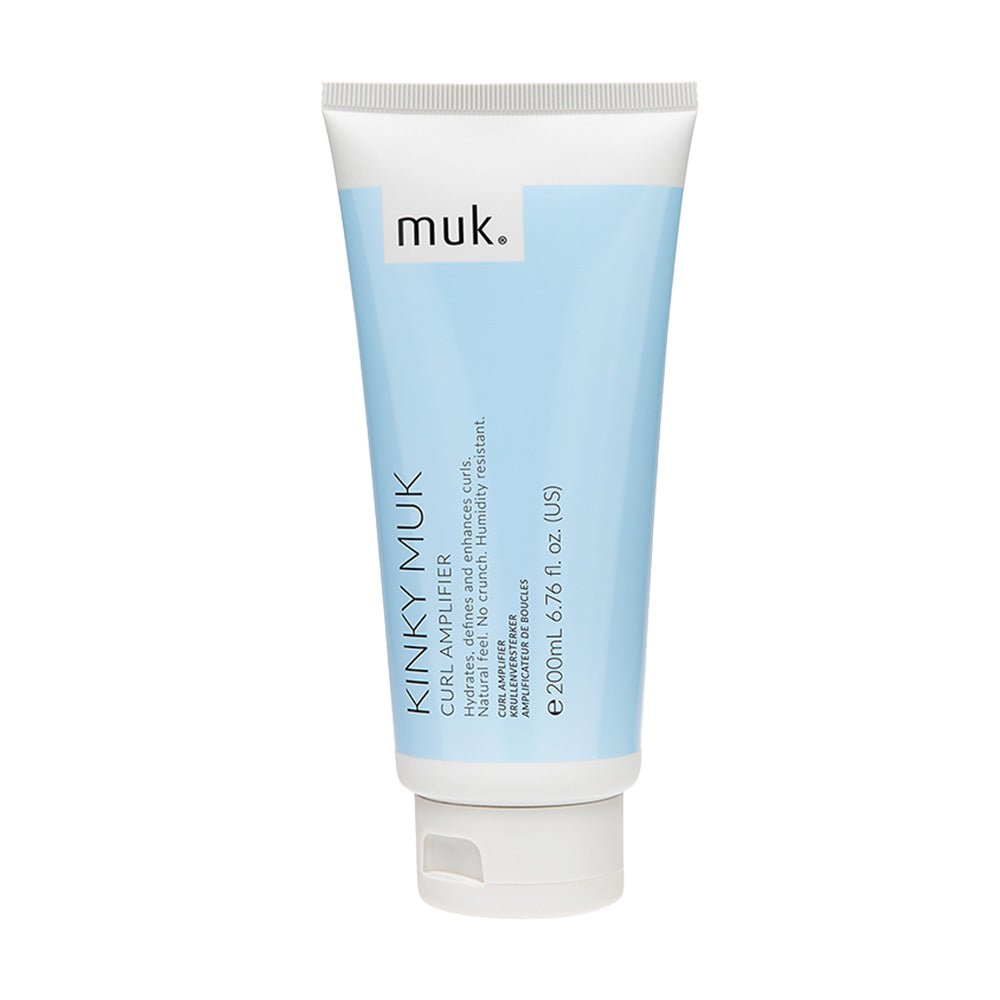 MUK Kinky Curl Amplifier 200ml - Hydrating Styling Cream for Natural Curly Hair - Perfect for Daily Curl Definition & Frizz Control at Home or Salon