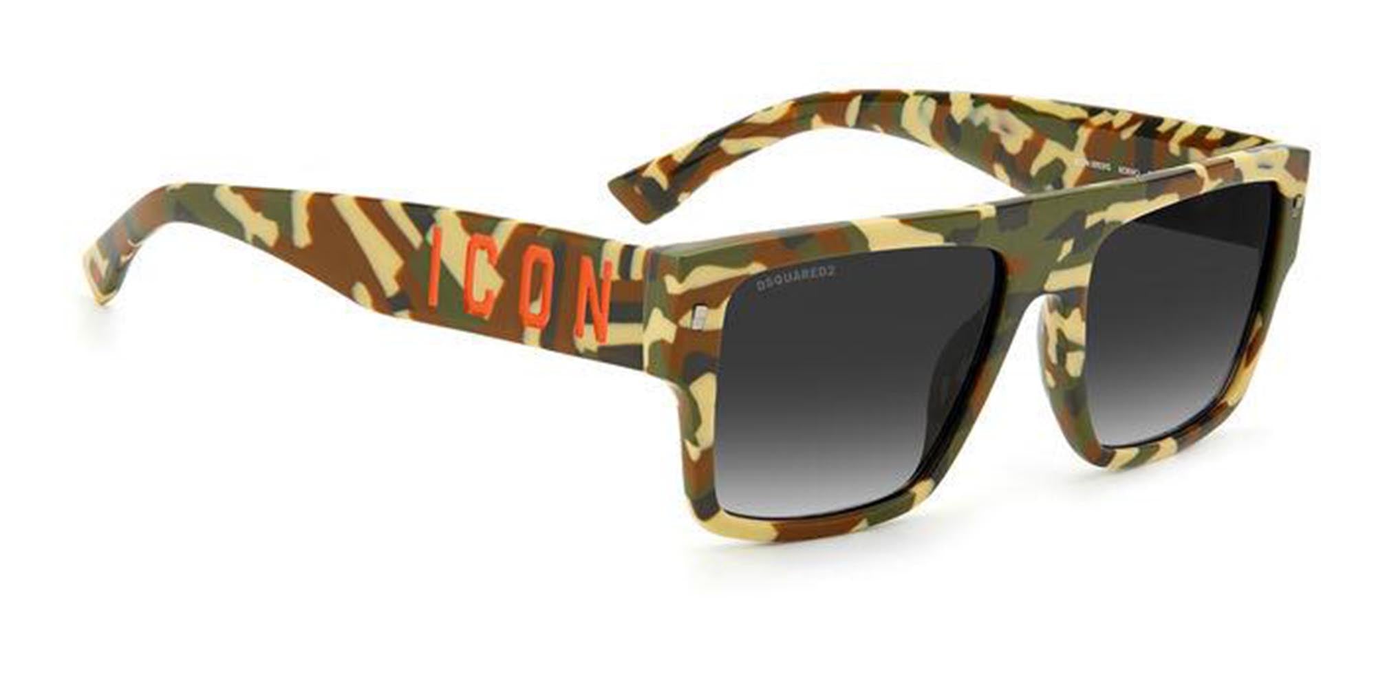 DSQUARED2 Icon 0003/S Sunglasses - Luxury Designer Shades for Men & Women - UV Protection, Polarized Lenses - Perfect for Outdoor Activities, Beach, Driving & Fashion Statement