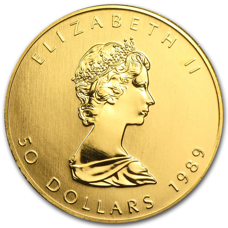 1OZ Fine Gold Canadian Maple Leaf Coin Necklace - 24K Pure Gold Pendant for Women & Men - Perfect for Gifts, Jewelry Collection & Investment