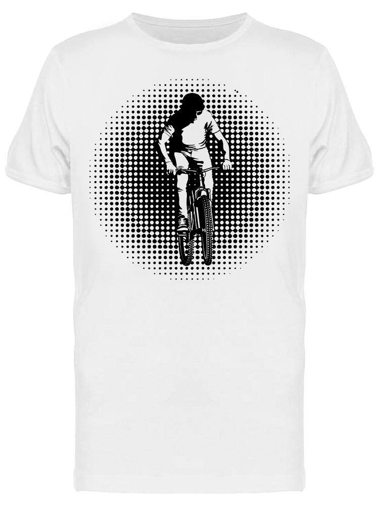Men's Cycling Graphic T-Shirt - Casual Bike Rider Print Tee for Outdoor Enthusiasts & Fitness Lovers | Perfect for Cycling, Gym, and Streetwear Fashion