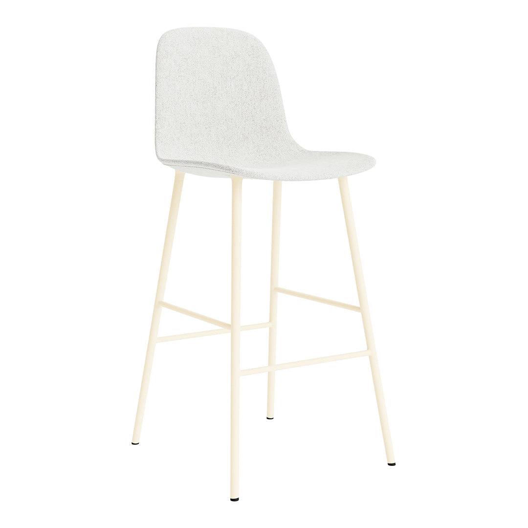 Stylish Form Bar Chair - Fully Upholstered Counter Stool for Kitchen Island, Breakfast Nook & Home Bar - Comfortable Modern Seating for Dining & Entertaining