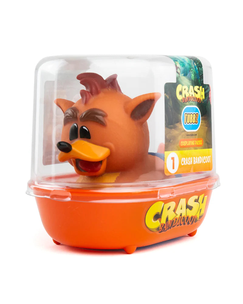 Crash Bandicoot Crash Tubbz Collectible Duck - Funko Pop Vinyl Figure for Gamers & Collectors - Perfect for Display, Gifts, and Gaming Room Decor