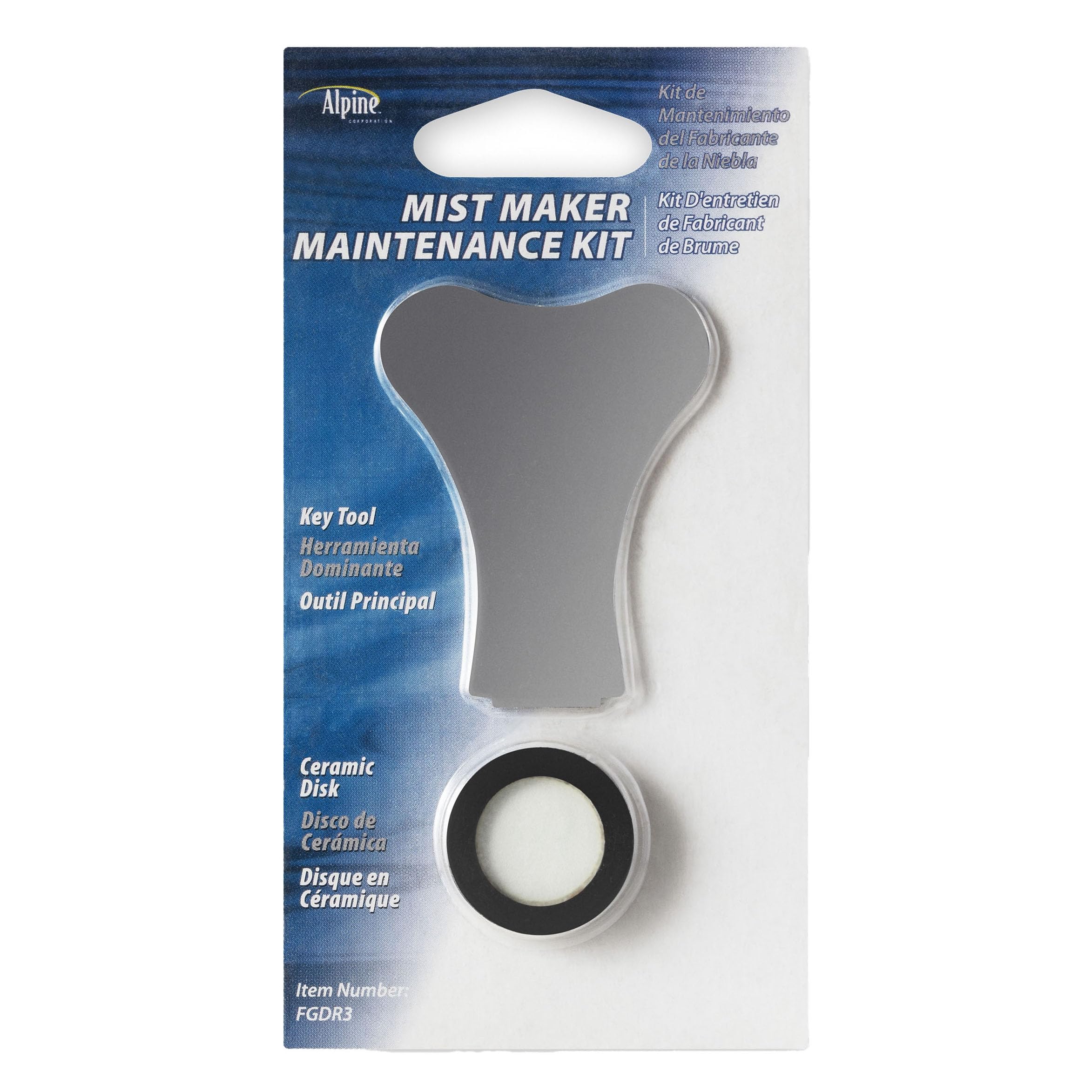 Alpine Corporation 20mm Fogger Mist Maker Disk Replacement Kit - Compatible with FG202LR & FG203LR Fog Machines - Perfect for Indoor Water Fountains, Ponds, and Decorative Displays