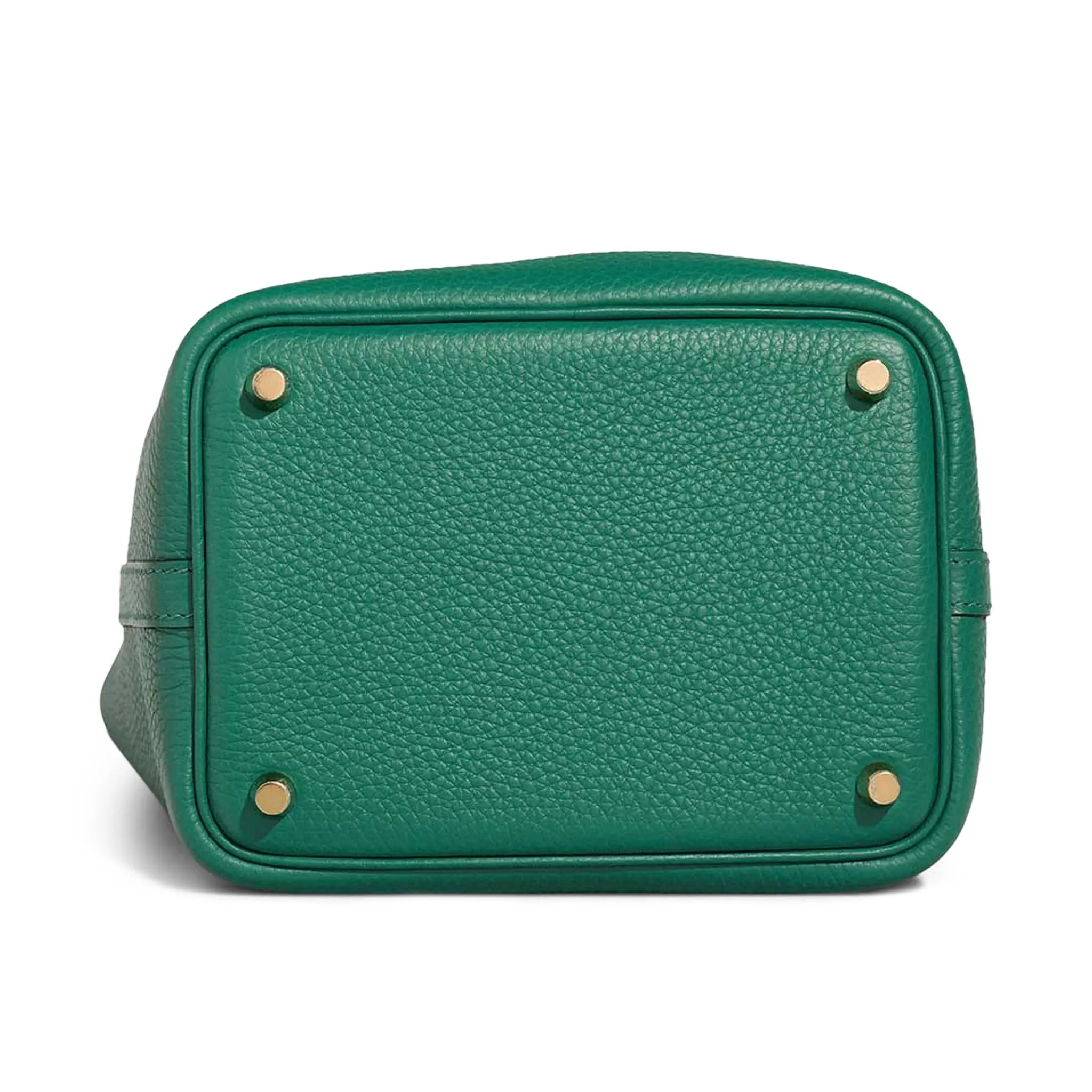 Authentic Hermès Picotin Lock 18 Bag - Clemence Leather in Emerald Green with Gold Hardware | Luxury Everyday Tote for Women, Perfect for Work, Shopping & Travel