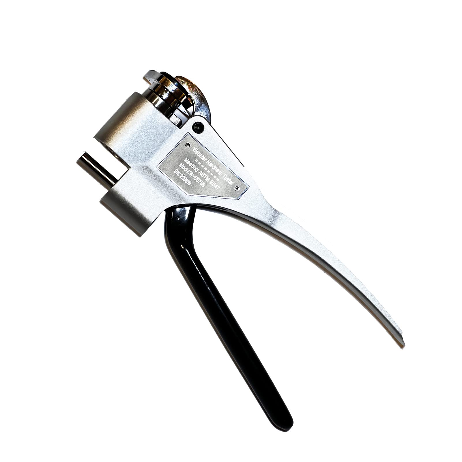 Portable Soft Copper Alloy Webster Hardness Tester - Measures 0.6 to 8 mm Specimen Thickness | Ideal for Metalworking, Quality Control & Material Testing in Laboratories