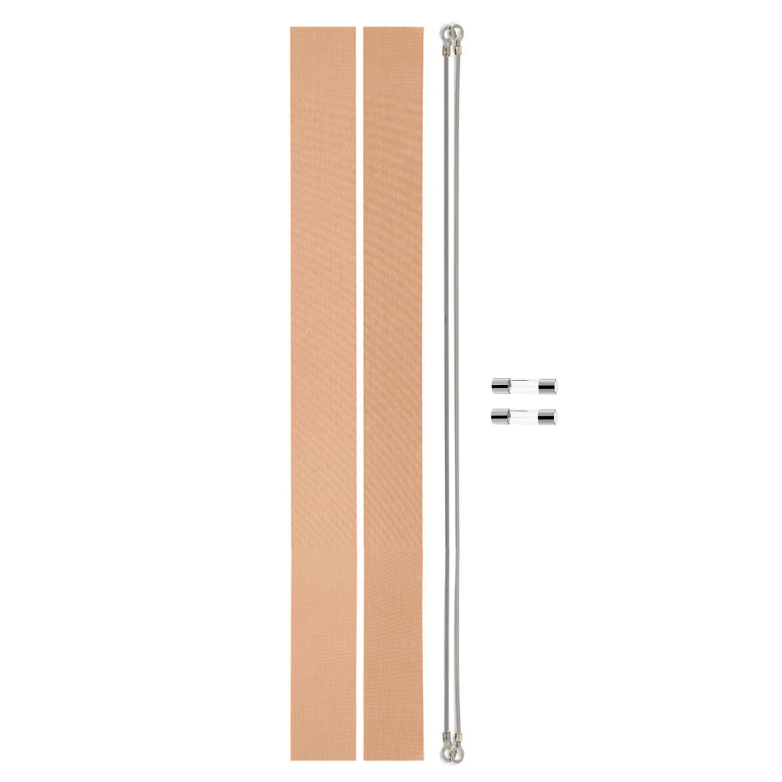 Metronic 8 Inch Heat Seal Closer Impulse Sealer with 2PC Thermal Fuse & 2PC Teflon Cloth - Perfect for Packaging Food, Plastic Bags & DIY Projects