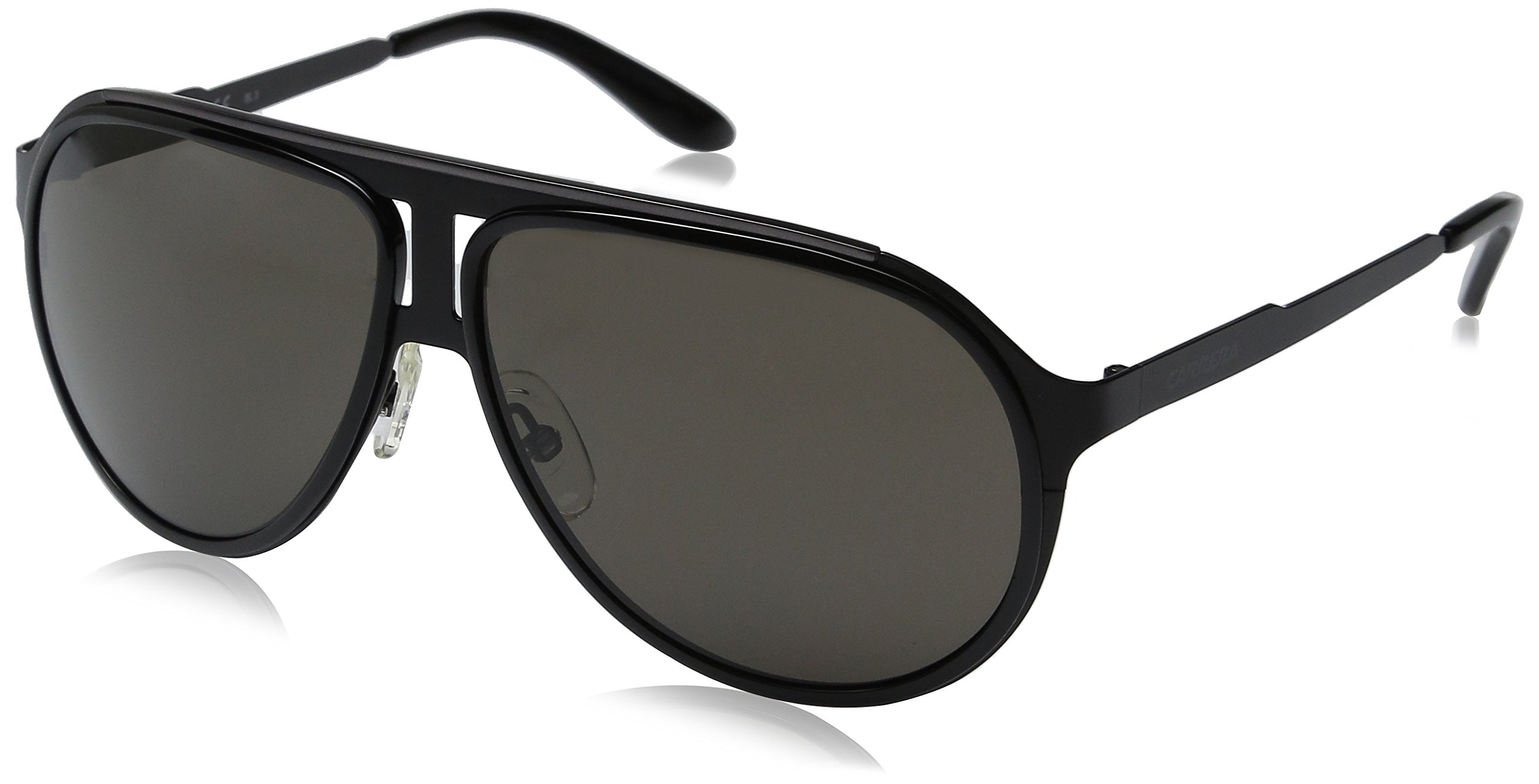 Carrera CA100/S Pilot Sunglasses - Black Ruthenium Frame & Brown Gray Lenses - 59mm Aviator Style - Perfect for Driving, Travel, and Outdoor Activities