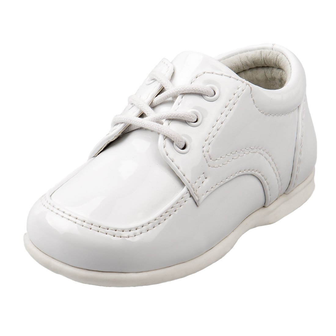 Josmo Baby Boys’ Dress Shoes – Casual Leatherette Derby Walking Shoes for Infant & Toddler – Perfect for Weddings, Parties & Special Occasions