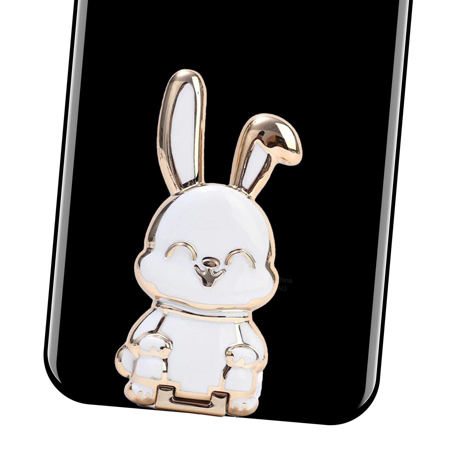 Universal Bunny Phone Holder Stand - Adhesive Rabbit Phone Bracket for All Smartphones (iPhone, Samsung, Android) | Perfect for Desk, Car Dashboard & Bedside Use