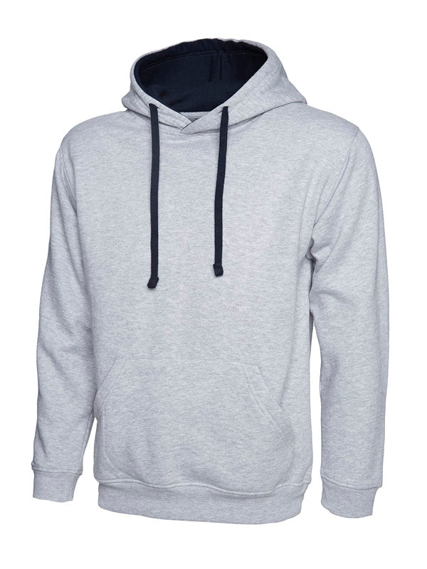 UC507 Contrast Hoodie - Stylish Pullover Sweatshirt for Men & Women | Trendy Streetwear Fashion | Perfect for Casual Outfits, Gym, and Outdoor Activities