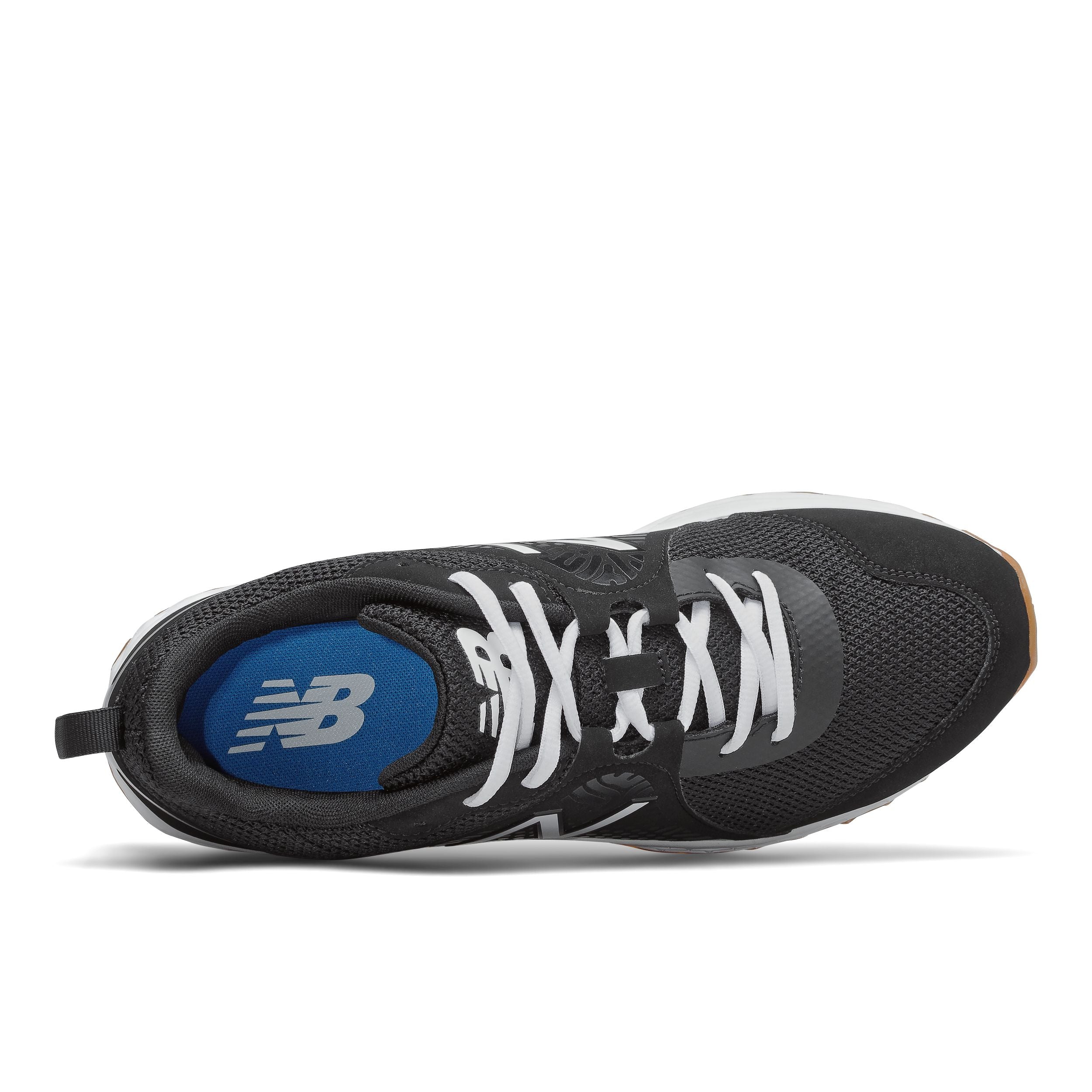 New Balance 3000v5 Black & White Turf Baseball Cleats - Lightweight Athletic Shoes for Baseball, Softball & Field Sports Training