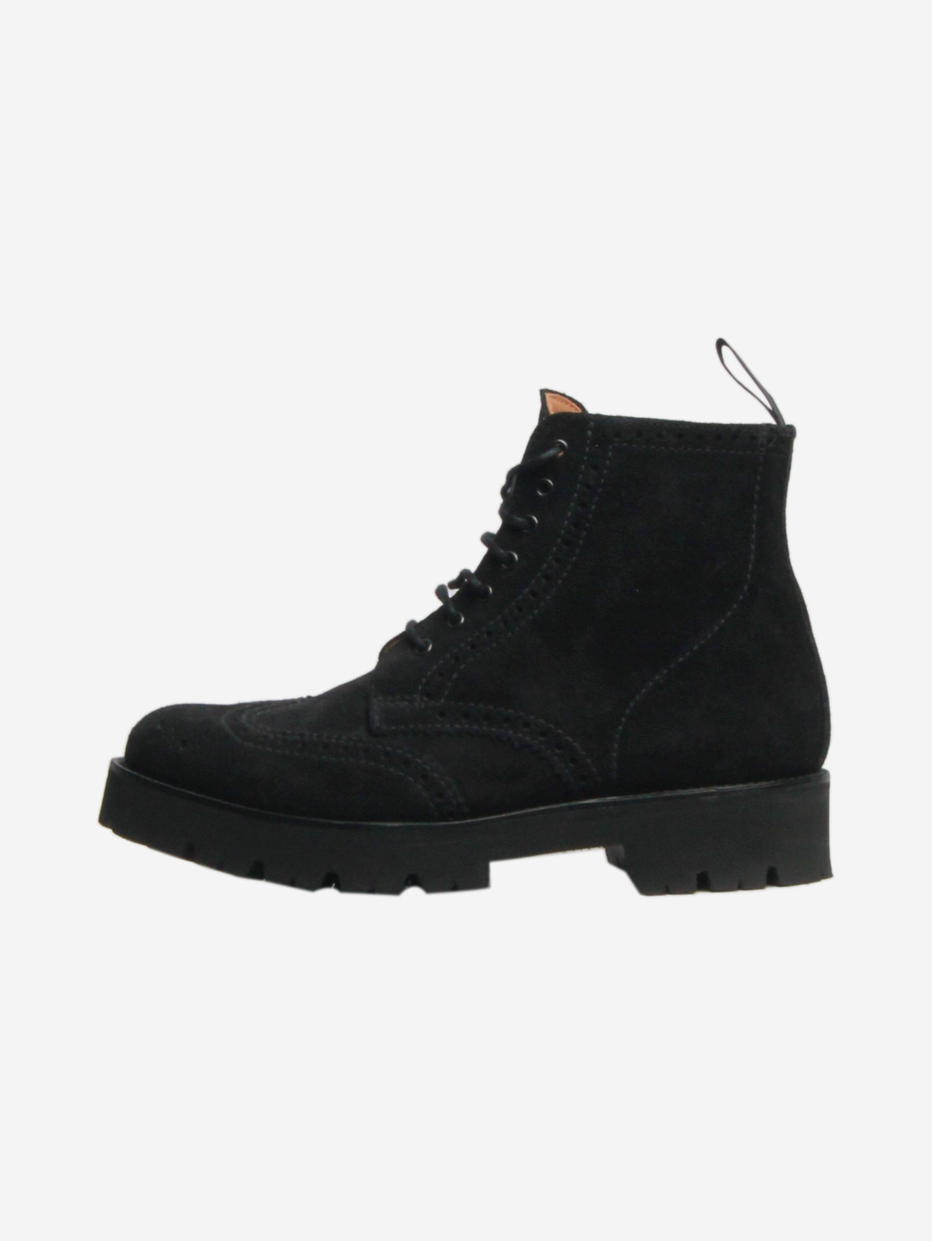 Stylish Black Suede Ankle Boots Women's Size EU 38.5 (US 7.5) - Perfect for Fall Outfits, Office Wear & Casual Dates