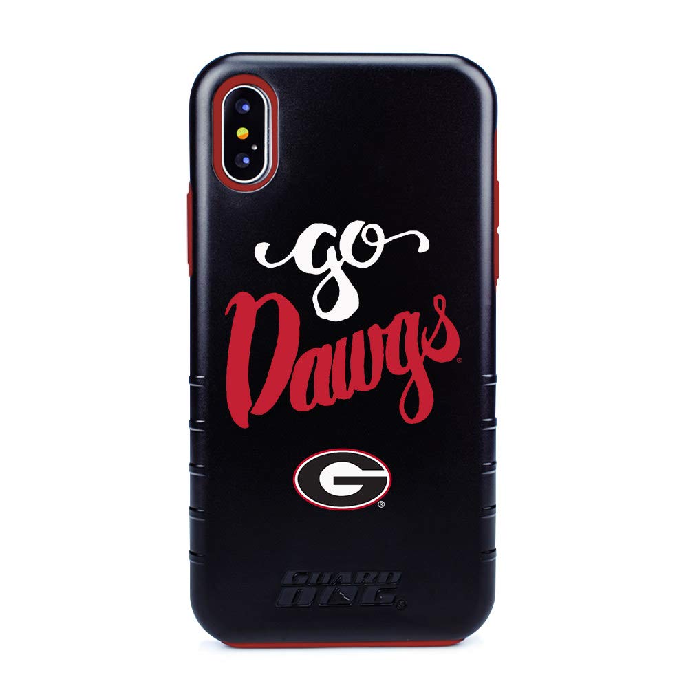 Georgia Bulldogs iPhone X/Xs Hybrid Case - Black for Fans & Protection