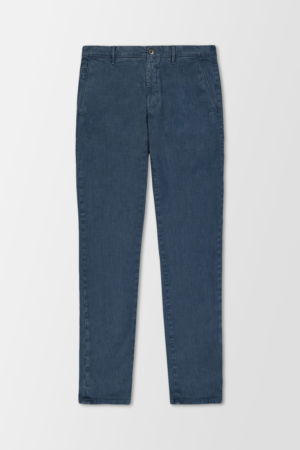 Incotex Blue Casual Trousers for Men - Comfortable Slim Fit Chinos with Stretch - Perfect for Office, Travel & Everyday Wear