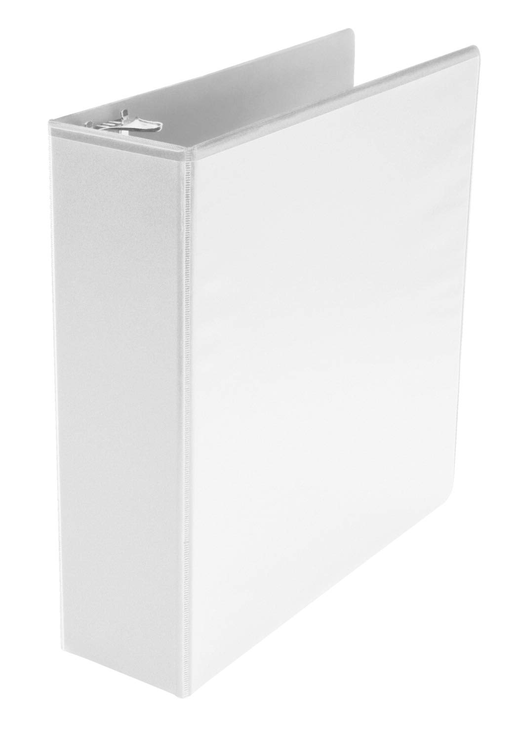 School Smart Polypropylene Round Ring View Binder, 3 Inch White 3-Ring Binder for School, Office & Home Organization - Durable & Lightweight Binder for Documents, Notes & Projects
