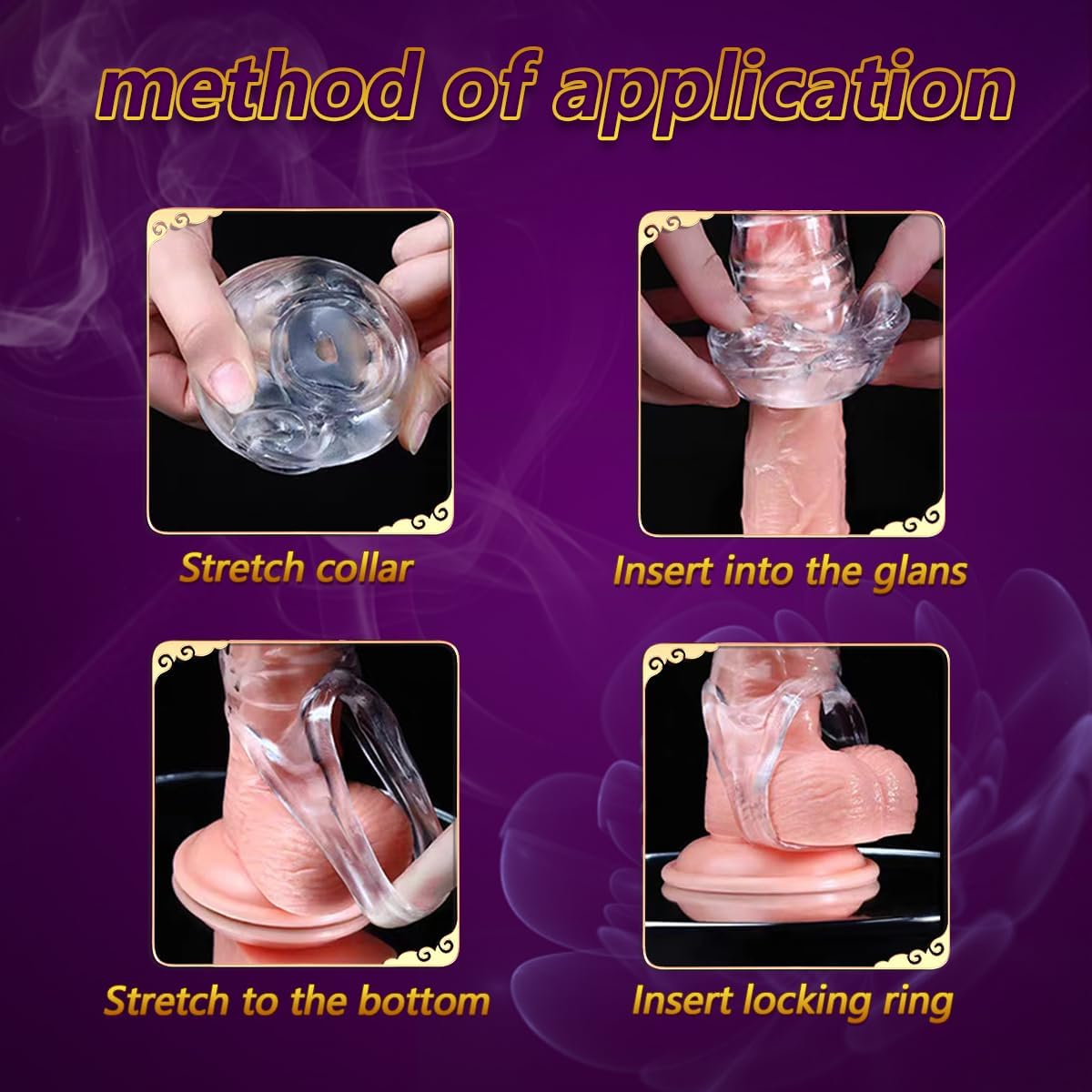 Realistic Penis Extender Sleeve - Super Thick Reusable Cock Sleeve Enhancer for Men | Girth & Length Enhancer | Adult Sex Toy for Couples Play & Solo Pleasure | Perfect for Spicing Up Your Sex Life & Enhancing Intimacy