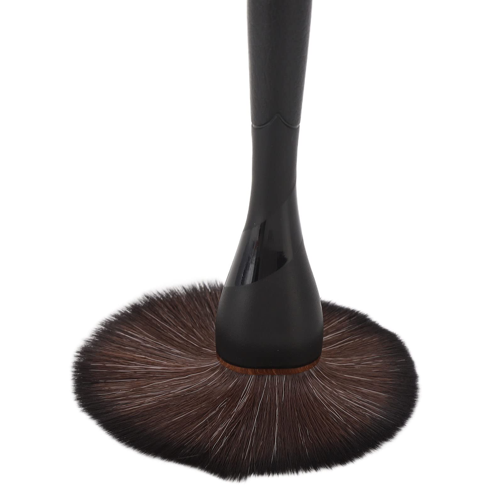 Premium Blending Brush for Flawless Makeup - Soft & Dense Synthetic Fiber Foundation Brush for Even Application (Black) | Perfect for Contouring, Highlighting & Seamless Blending