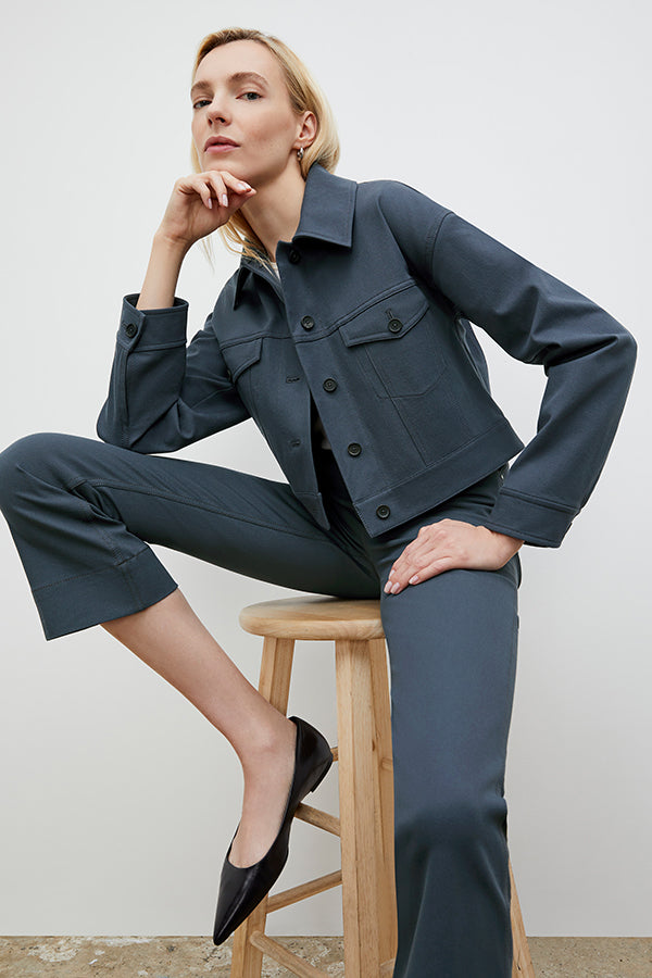 Archie Jean Eco-Friendly Better Than Denim Pants - Dusty Indigo Wash | Sustainable Fashion for Casual Wear & Everyday Outfits