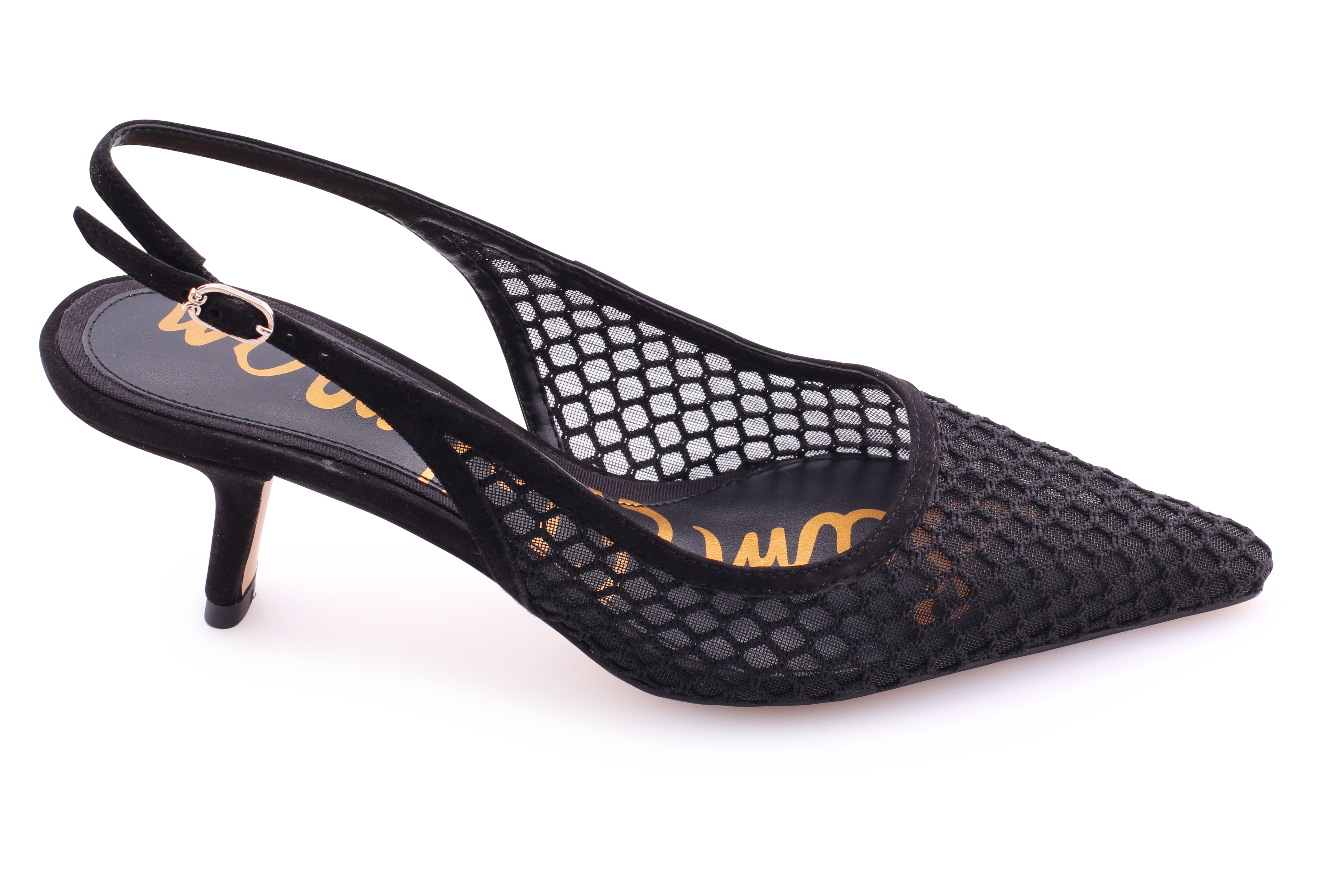 Sam Edelman Bianka Sling Mesh Women's Comfortable Sandals - Breathable Open-Toe Summer Shoes for Beach, Vacation & Casual Outings