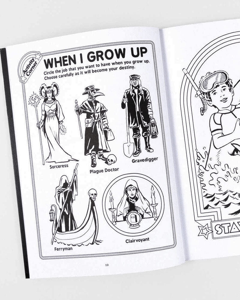 Let's Summon Demons Coloring Book for Adults - Gothic Occult Art Therapy & Stress Relief - Perfect for Halloween, Witchcraft Enthusiasts & Dark Art Lovers