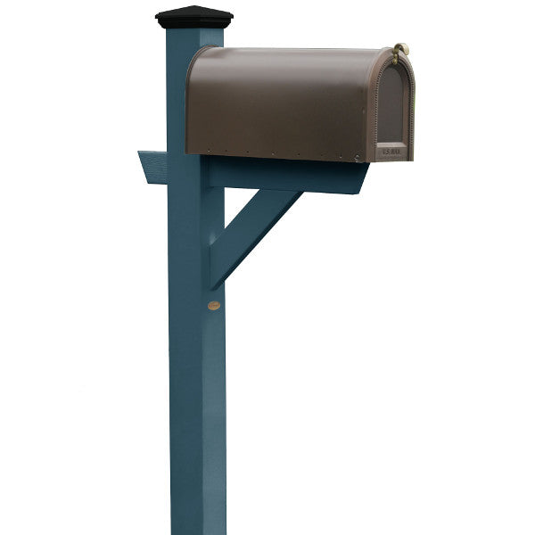 Durable Outdoor Hazleton Mailbox Post - Heavy Duty Steel Mailbox Stand with Anti-Rust Coating for Residential & Commercial Use - Perfect for Driveway, Garden, and Front Yard Installation