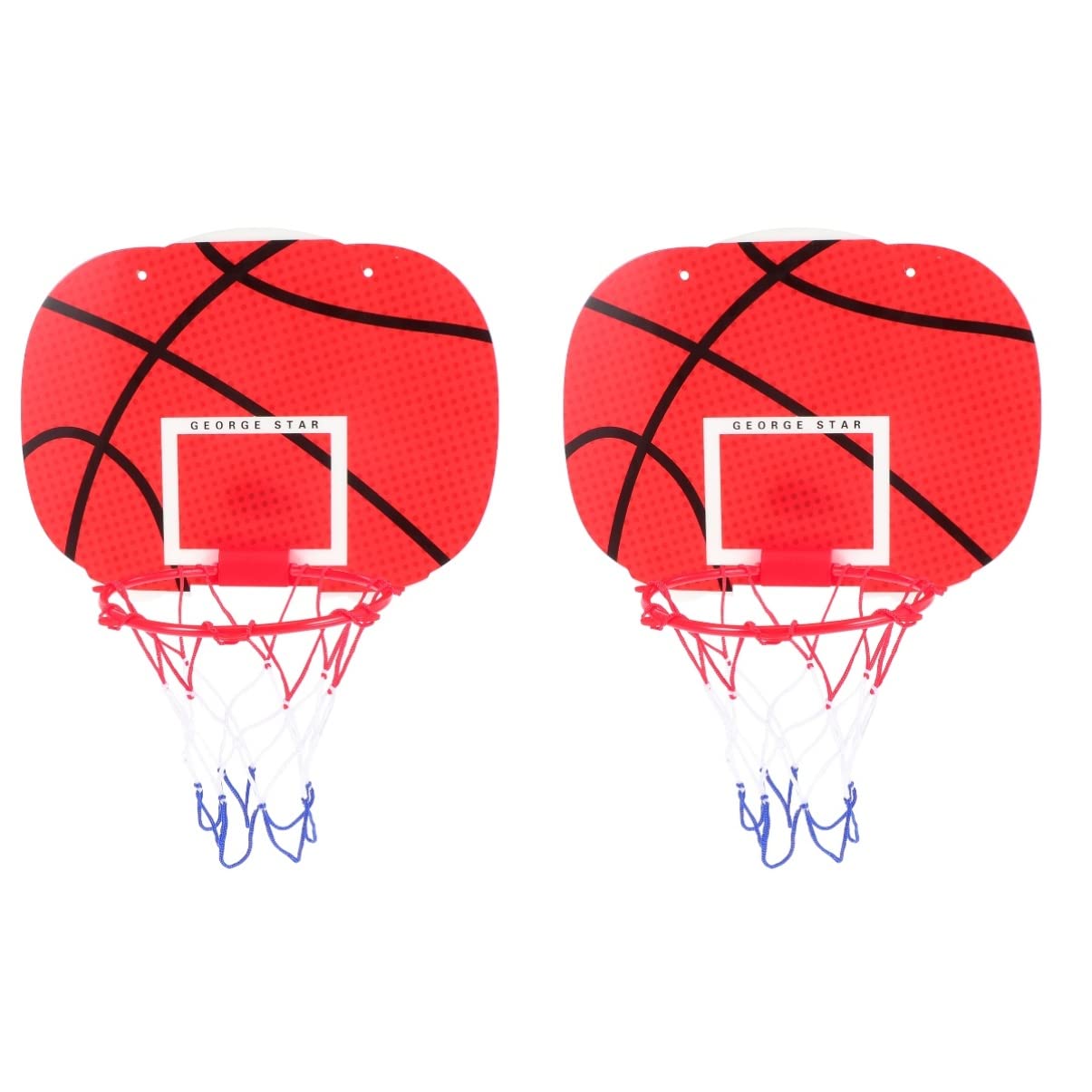 TOYANDONA 2 Sets Kids Basketball Toys - Indoor Basketball Hoop Set with Adjustable Height for Toddlers & Children | Perfect for Home Playroom, Bedroom, and Backyard Fun