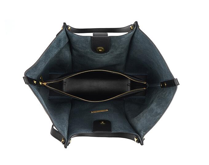 Stylish Women's Leather Tote Handbag - Premium Genuine Leather Work Bag for Office, Travel & Everyday Use