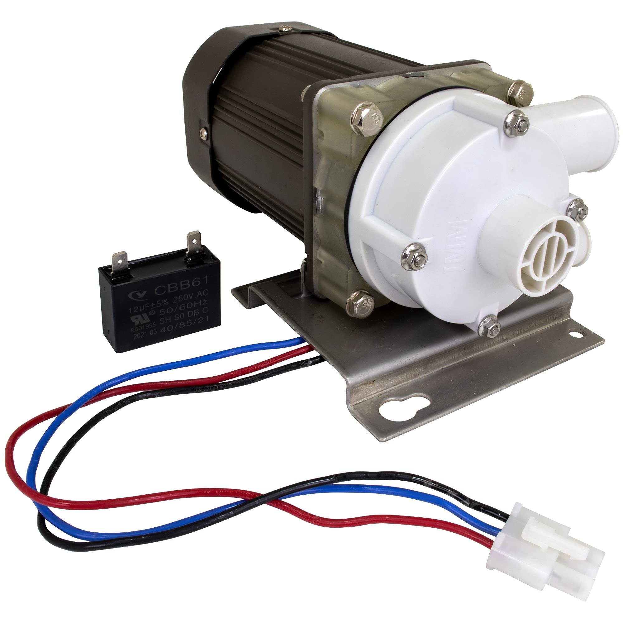 Hoshizaki S-0730 Ice Machine Motor Replacement - IMM Compatible with Mounting Plate, 14