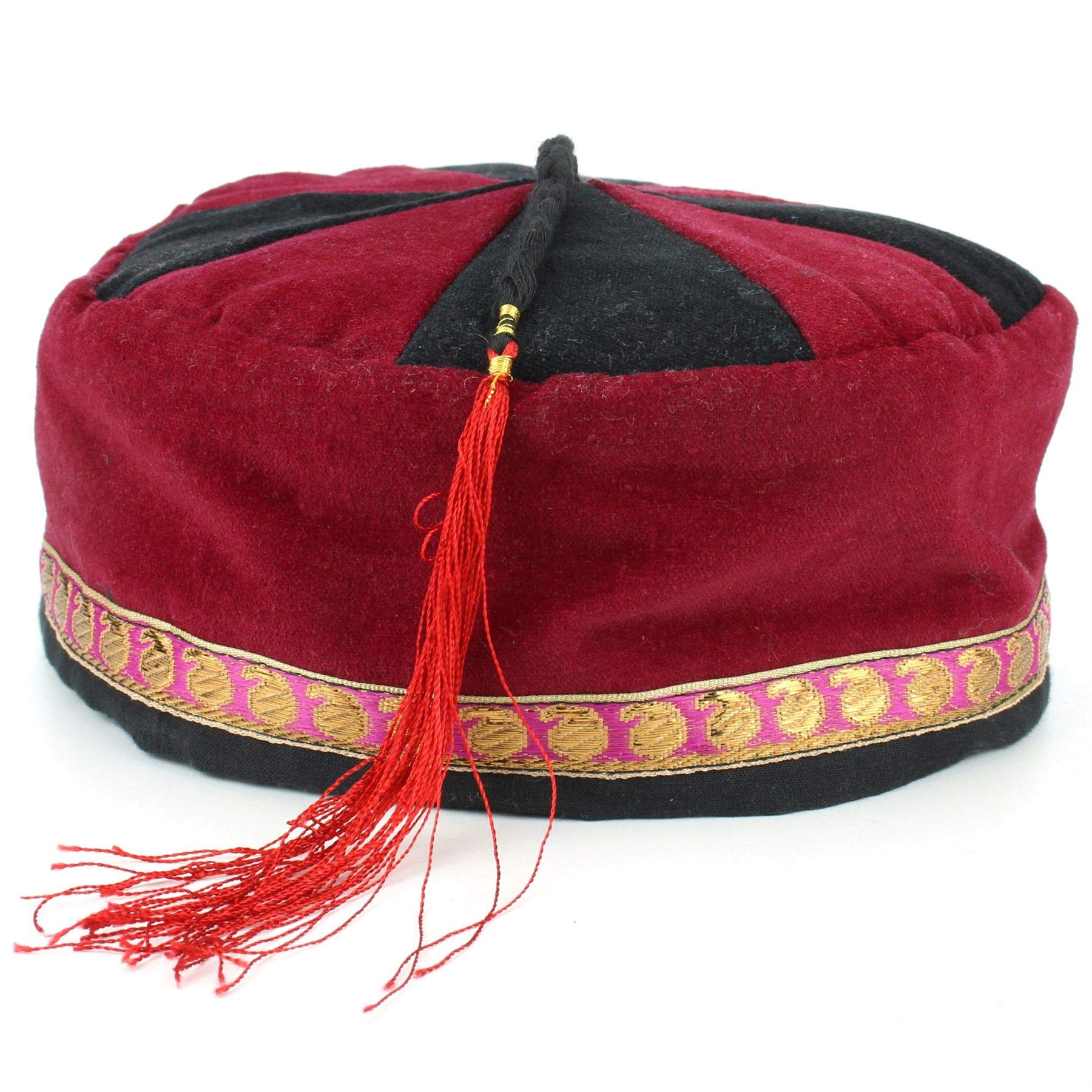 Nepalese Velvet Smoking Hat for Men & Women - Unisex Bohemian Style Cap for Relaxation, Meditation, and Yoga - Perfect for Home, Festivals, and Travel Accessories