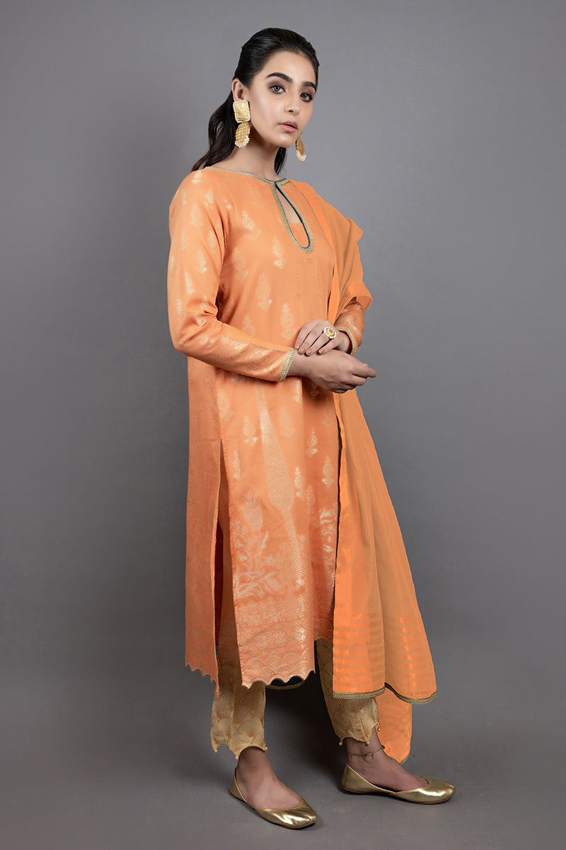 KHURD O NARANJ(B) 2-Piece Set - Elegant Traditional Outfit for Women | Perfect for Weddings, Parties & Special Occasions