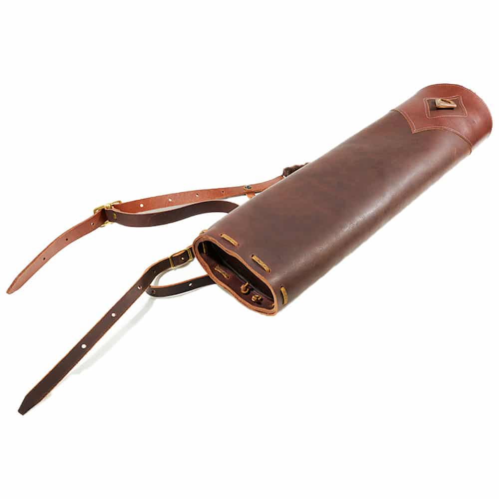 Serious Archery Royal Leather Back Quiver for Left-Handed Archers - Perfect for Hunting, Target Practice & Outdoor Adventures