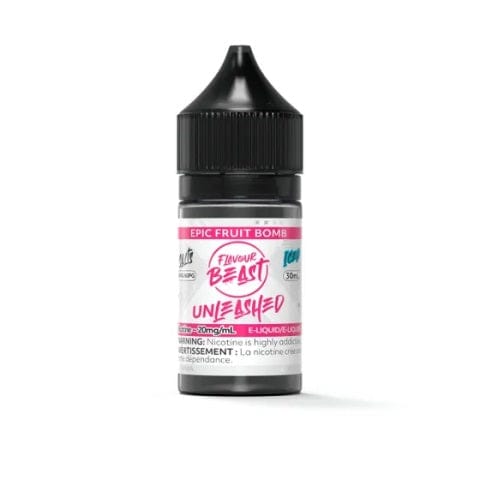 Flavour Beast Unleashed Salt Nicotine E-Liquid - 30mL Bottle, All Flavors | Refillable Vape Juice for Pod Systems & Vape Pens | Smooth & Satisfying Nicotine Hit