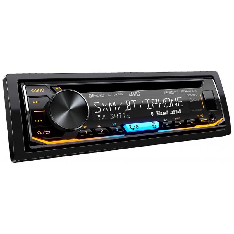 JVC KD-TD90BTS Bluetooth Car Stereo Receiver with USB & AUX Input - Perfect for Hands-Free Calling & Music Streaming in Your Vehicle