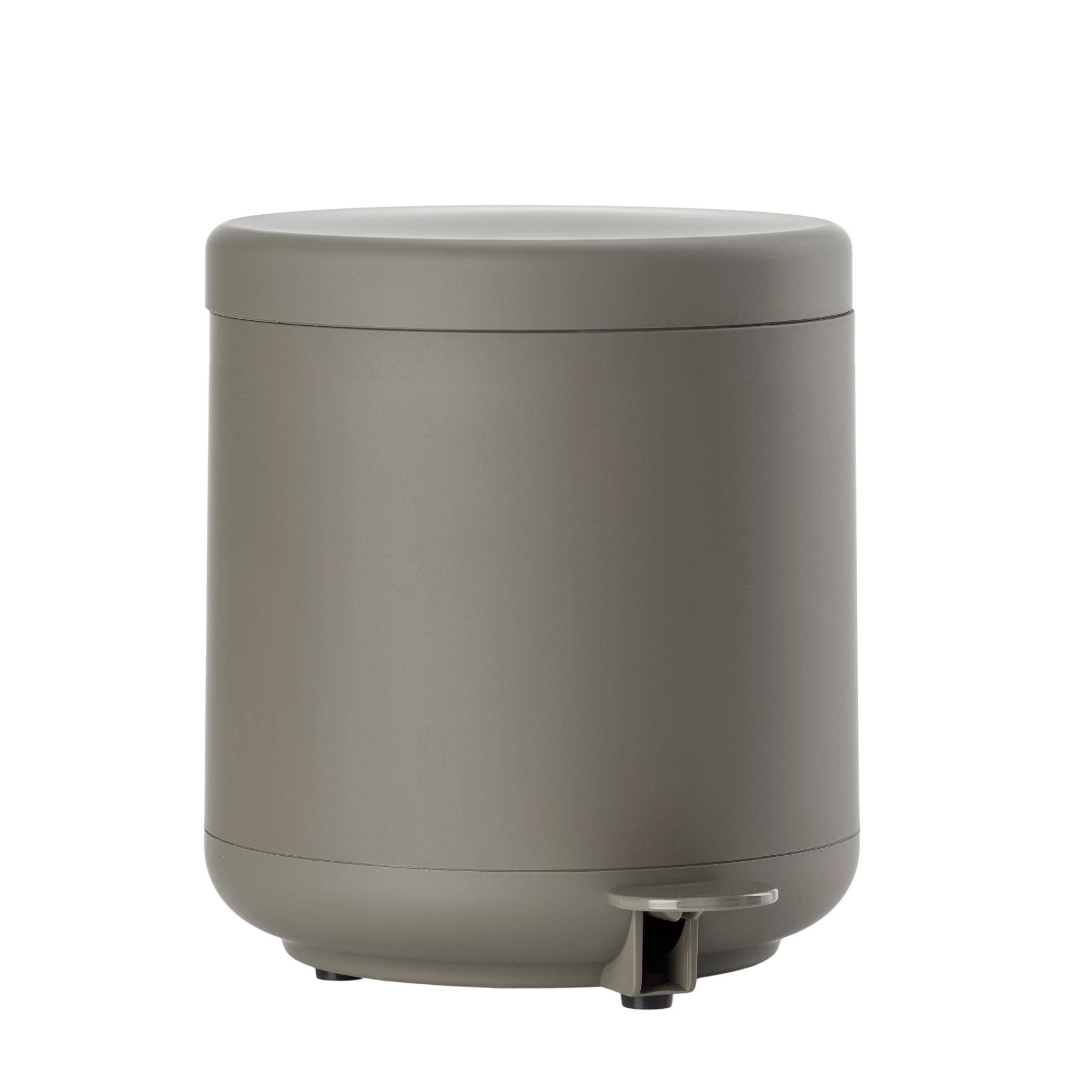 ZONE DENMARK Ume Soft Touch Pedal Bin 4L, Taupe - Stylish & Hygienic Kitchen Trash Can for Home & Office Use