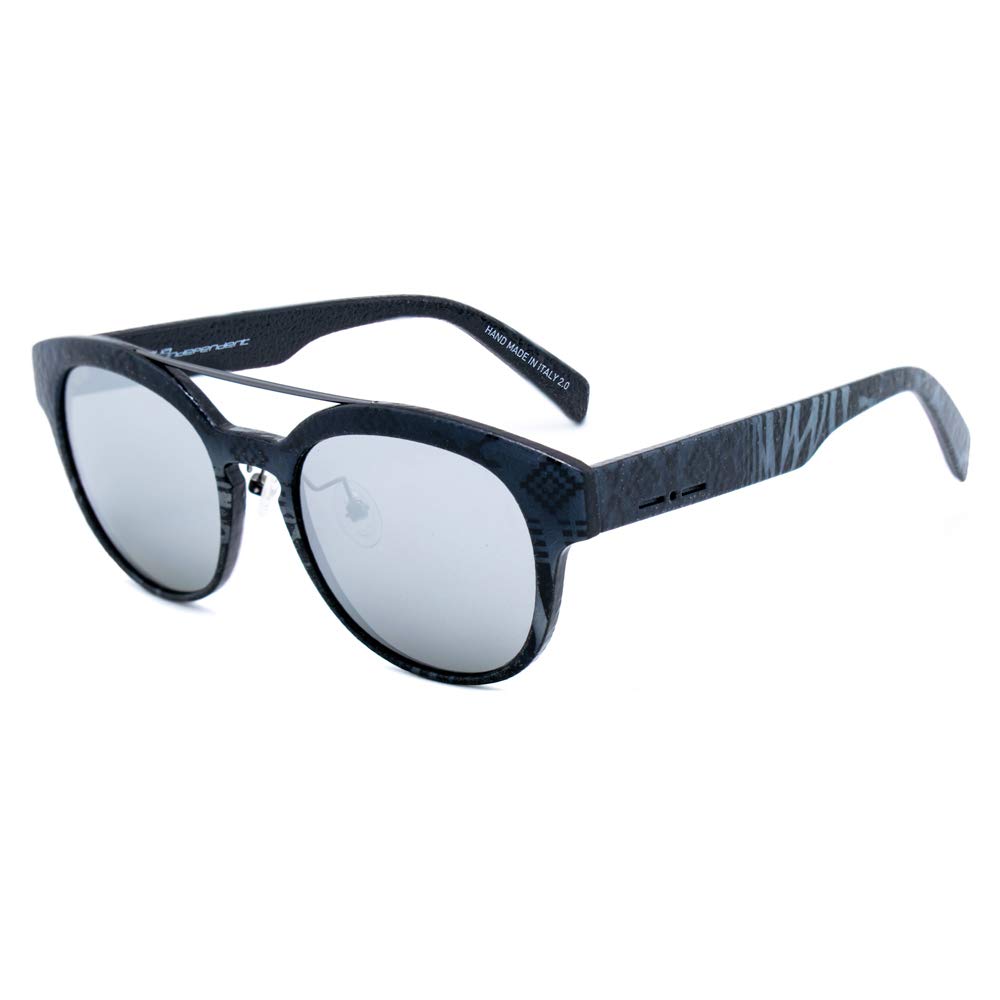 Polarized Fashion Sunglasses for Men & Women - Italia Independent Gray & Black Unisex Shades - 0900AINX-071-000 | UV Protection for Driving, Beach & Outdoor Activities