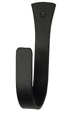 4-Pack Large Wrought Iron Wall Hooks for Coats, Hats & Accessories - Rustic Home Entryway & Mudroom Organization Decor