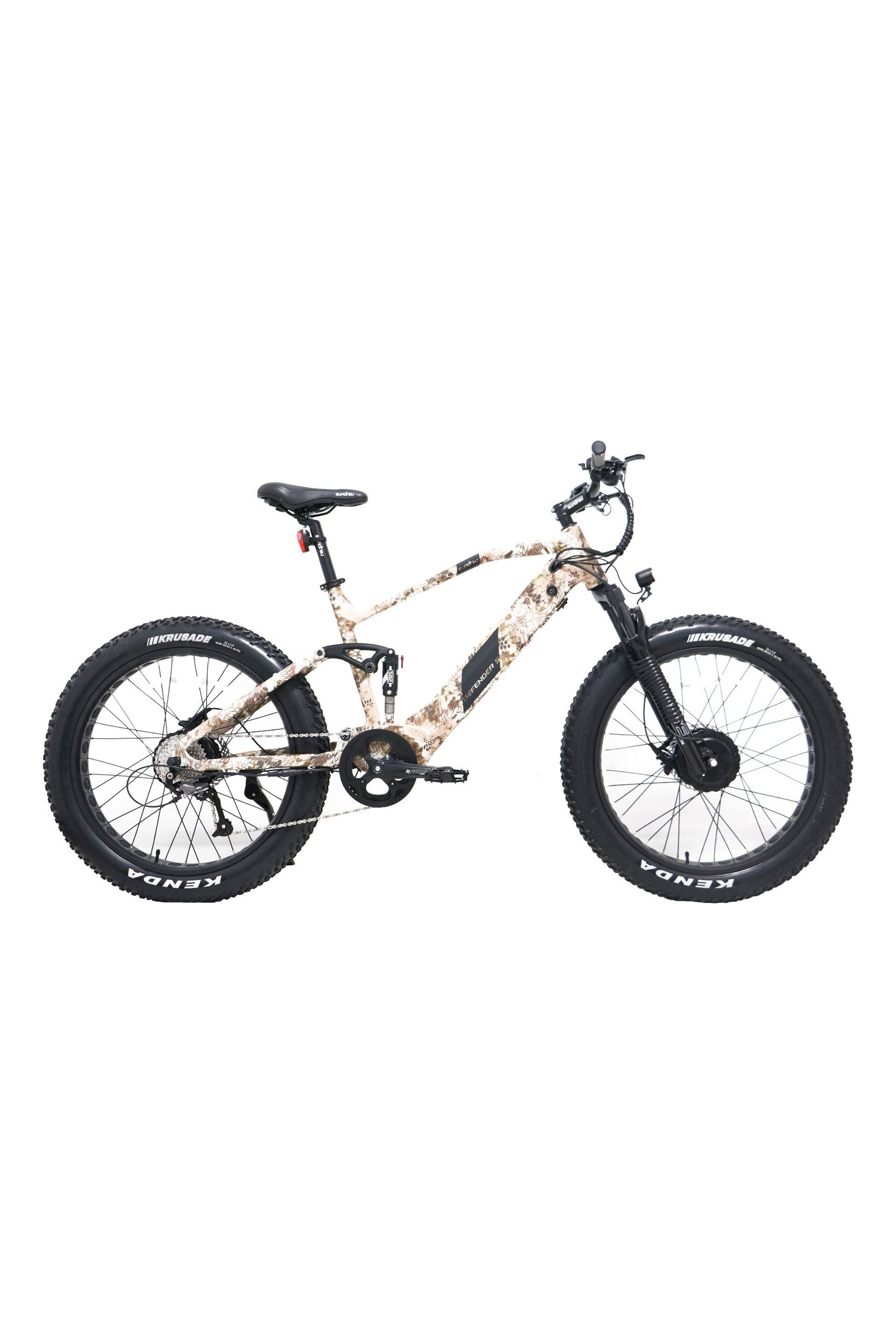 Eunorau Defender S Electric Bike for Adults - 750W Motor, 48V 15Ah Battery, 28MPH Speed - Perfect for Commuting, Off-Road & Urban Adventures