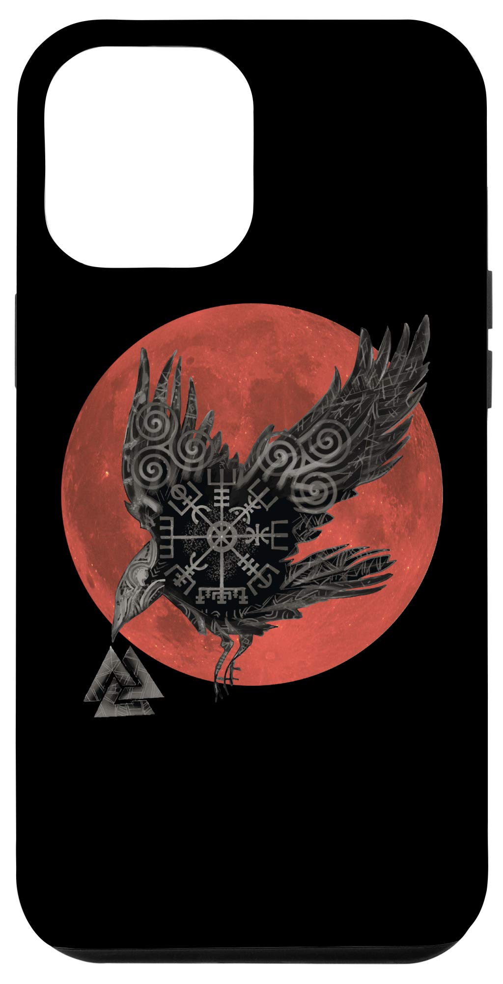 iPhone 12 Pro Max Case with Viking Runes & Pagan Symbols - Protective Phone Cover for Norse Mythology Fans | Perfect for Viking Enthusiasts & Medieval Reenactments