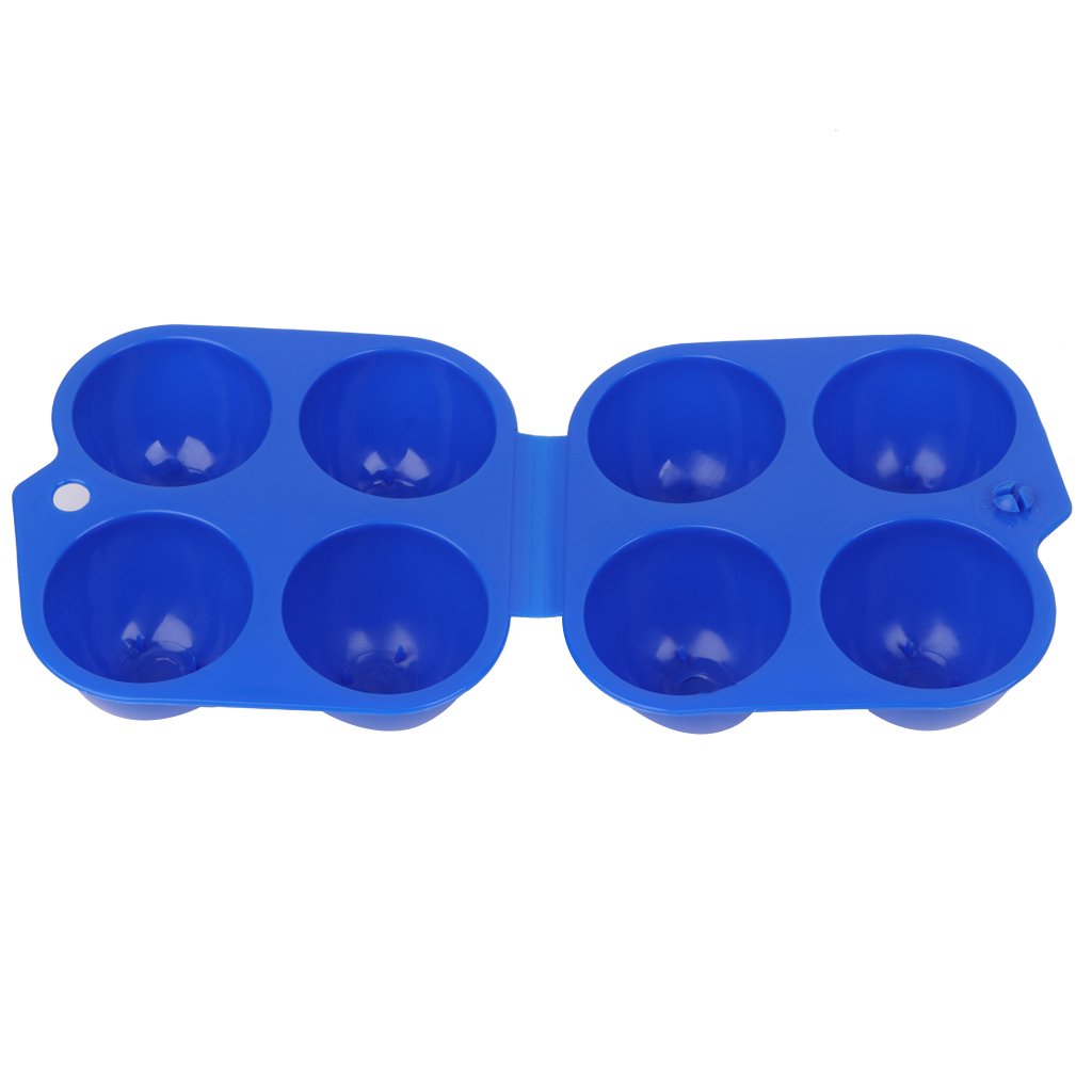 Portable Egg Holder for Camping - 12 Slot Egg Storage Container with Lid, Durable Outdoor Egg Carrier Case for Picnics, Hiking & Travel - Perfect for Fresh Egg Transport