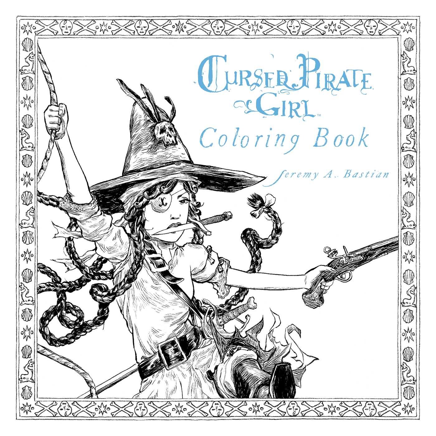 Cursed Pirate Girl Coloring Book for Adults & Teens - Fantasy Pirate Adventures, Stress Relief & Creativity | Perfect for Relaxation, Gifts & Art Therapy