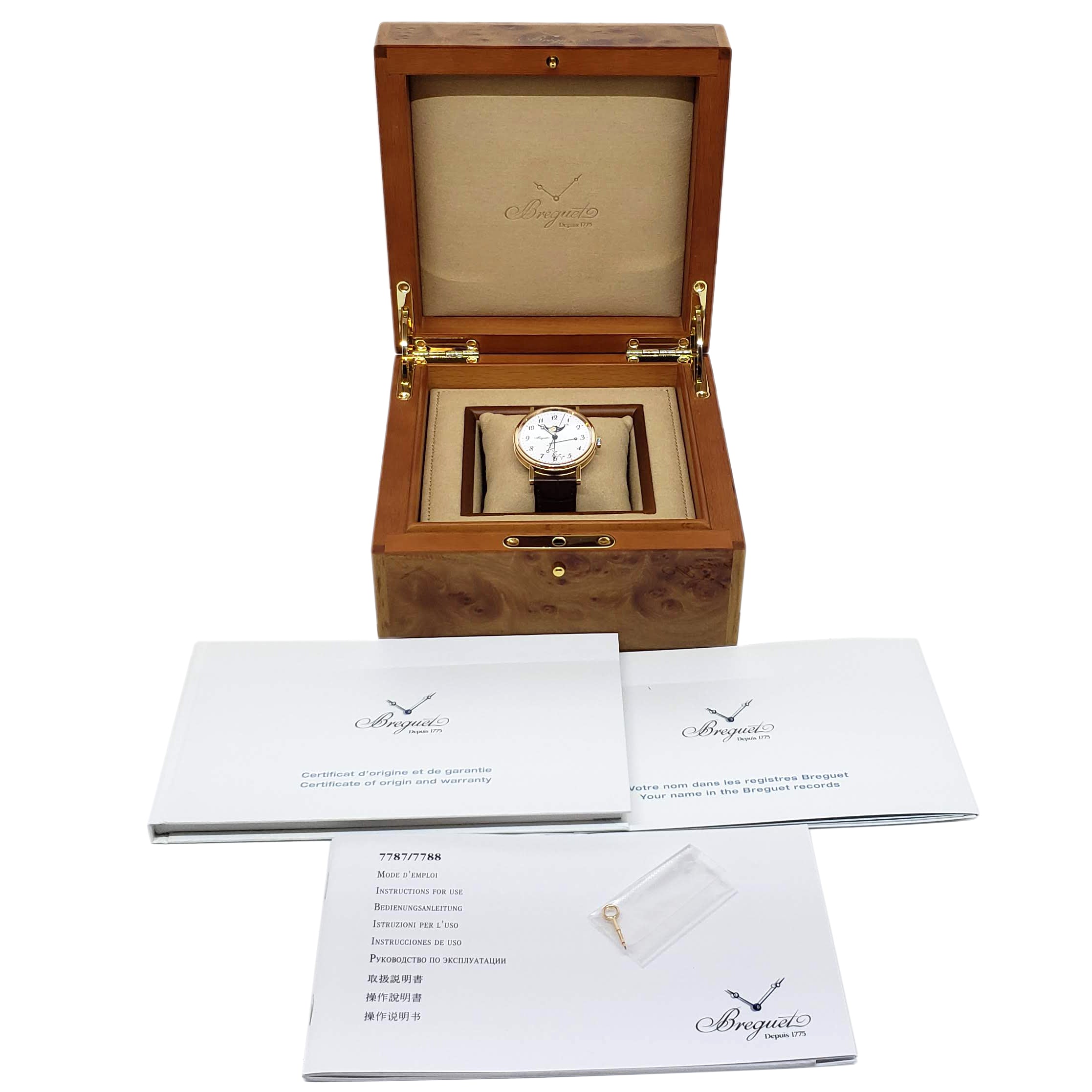 Breguet Classique 7787 18K Rose Gold Men's Luxury Watch - Elegant Dress Timepiece for Business & Formal Occasions