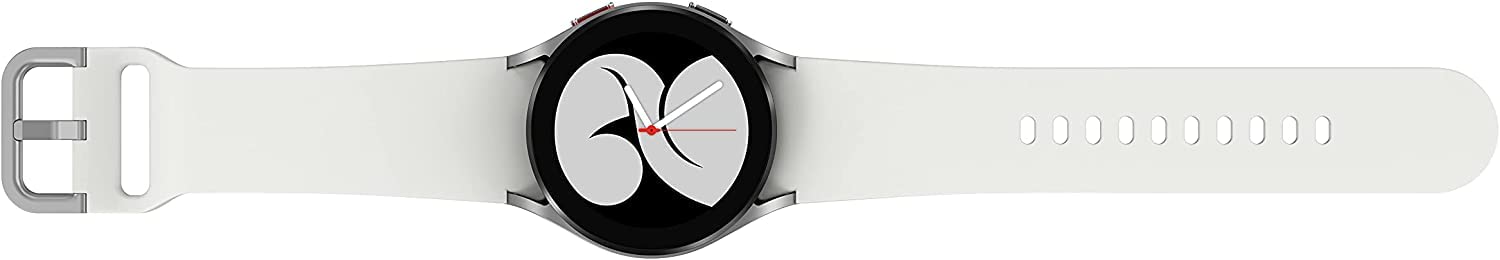 Samsung Galaxy Watch 4 40mm Smartwatch (Renewed) - SM-R860 Silver White, Fitness Tracker, Heart Rate Monitor, Sleep Tracking - Perfect for Workouts, Running & Daily Activity Tracking