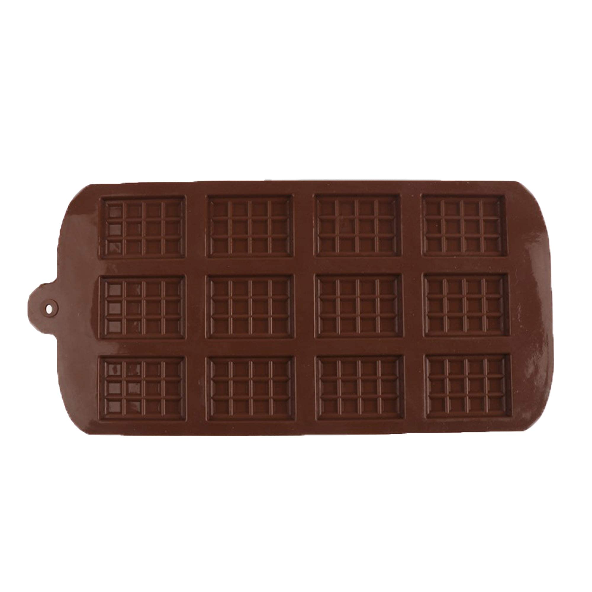 12-Cavity DIY Silicone Chocolate Molds - Non-Stick Break Apart Candy, Protein & Jelly Mold - Premium Baking Tools for Homemade Chocolates, Brownies & Desserts (Perfect for Valentine's, Holidays & Party Treats)