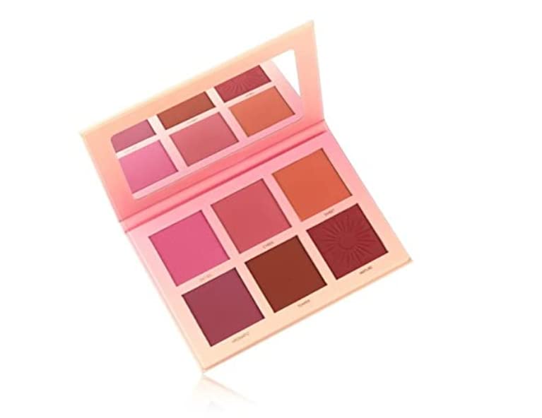 Miss Royale Professional 6-Color Touch Blush Palette - Creamy & Blendable Makeup Kit for Women & Teens - Perfect for Everyday Wear, Date Night & Special Occasions