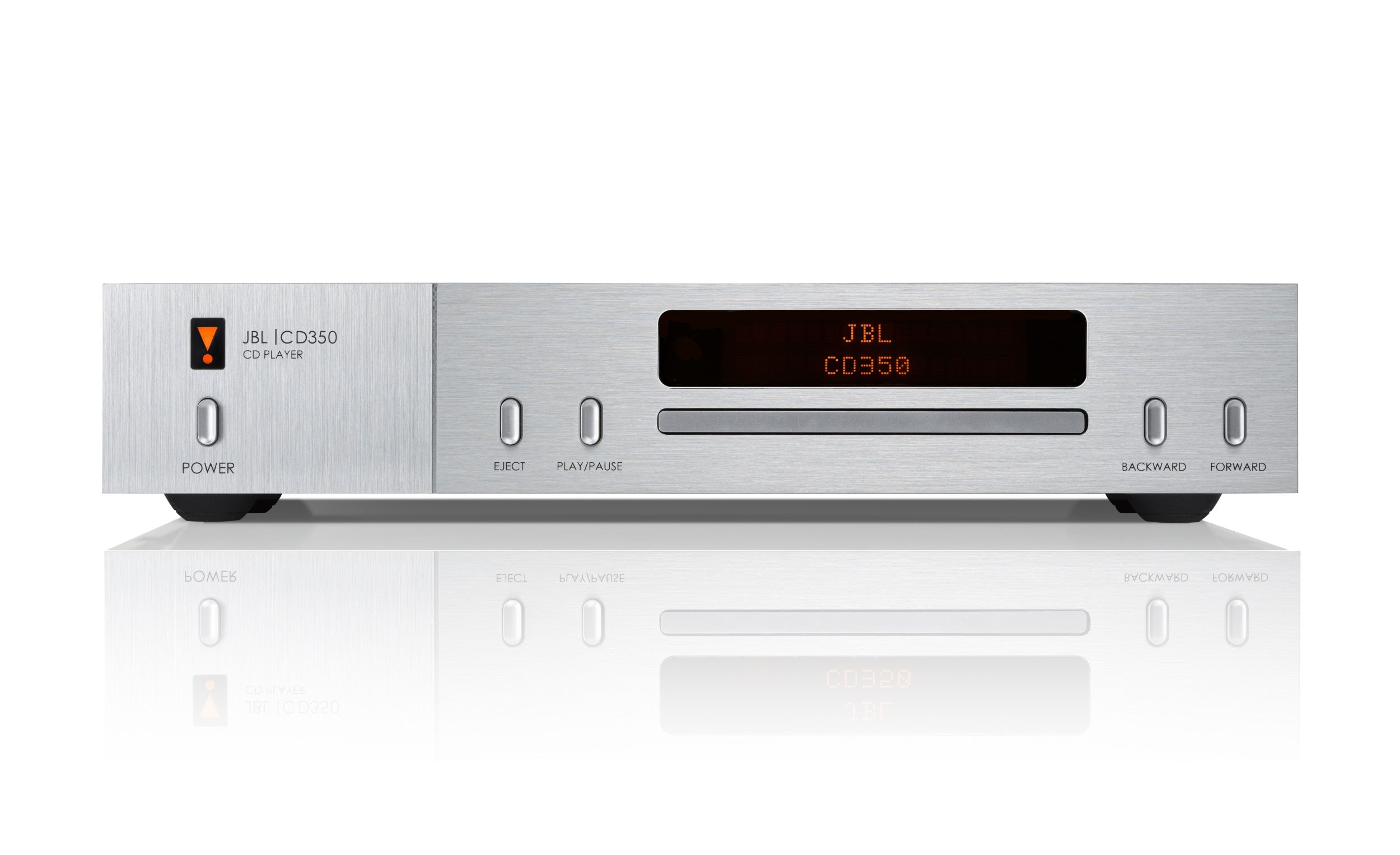 JBL CD350 Classic CD Player with High-Quality Sound - Portable CD Player for Home, Car, and Office Use - Perfect for Music Lovers and Audiophiles
