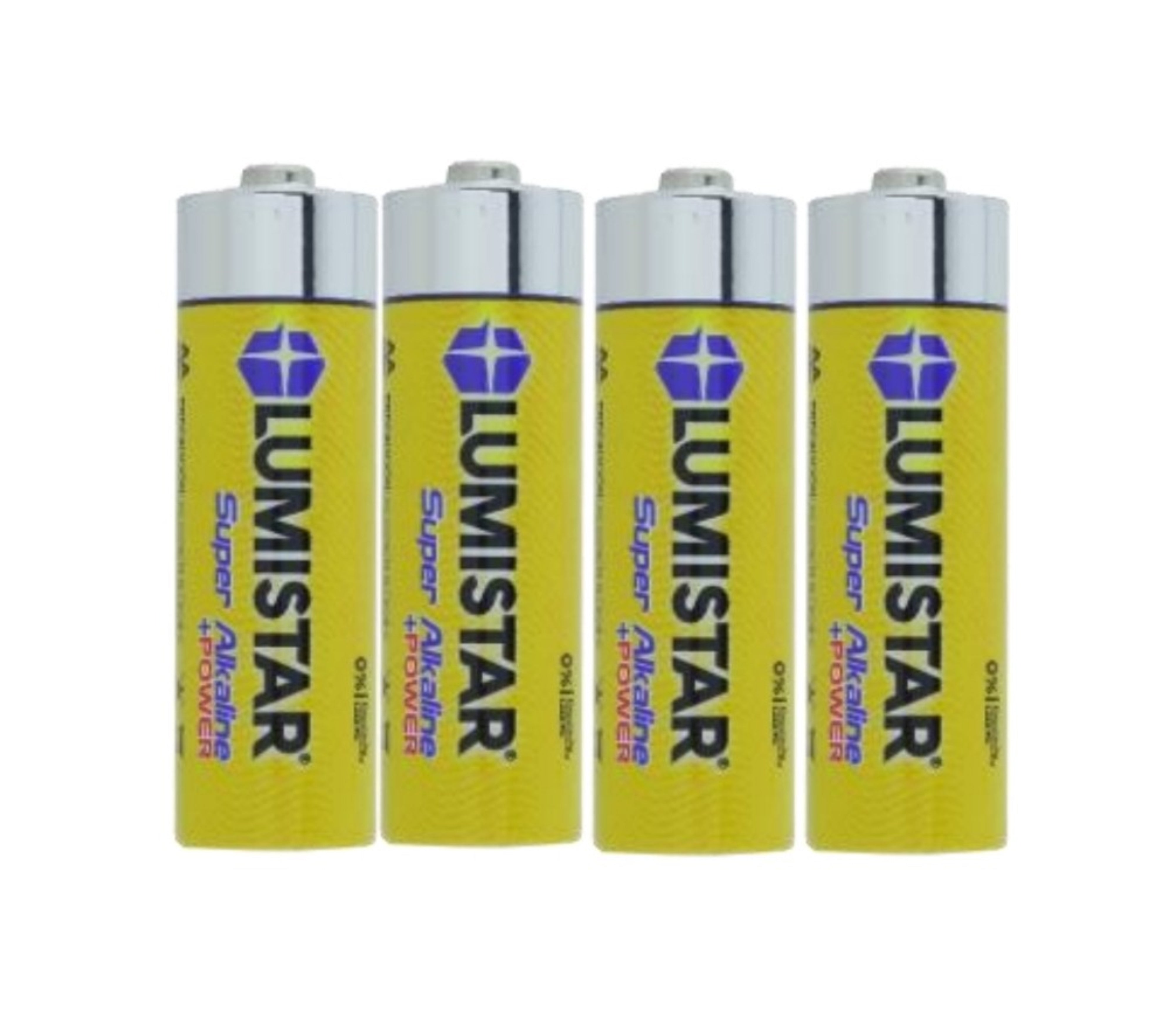 Lumistar Super Alkaline AA Batteries (4-Pack) - Long-Lasting Power for Toys, Flashlights, and Remote Controls